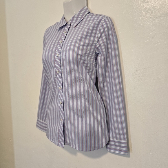 Talbots - Striped Button Down Shirt - Picture 6 of 16